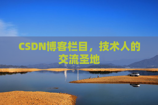 CSDN博客栏目，技术人的交流圣地
